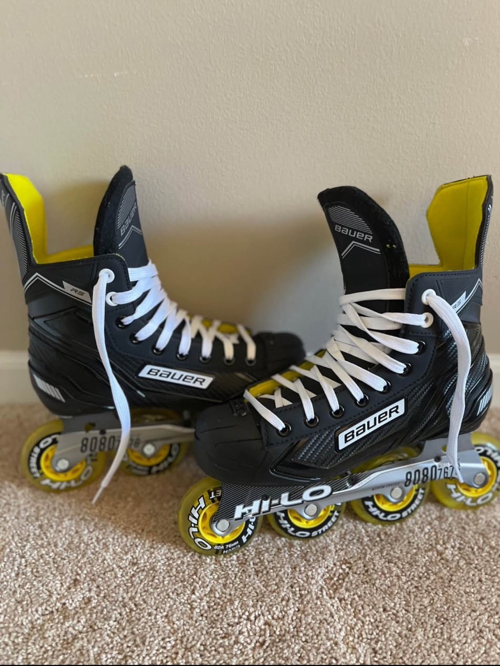 WORN ONCE! Bauer Roller Blades RS - Size 6, Width Regular